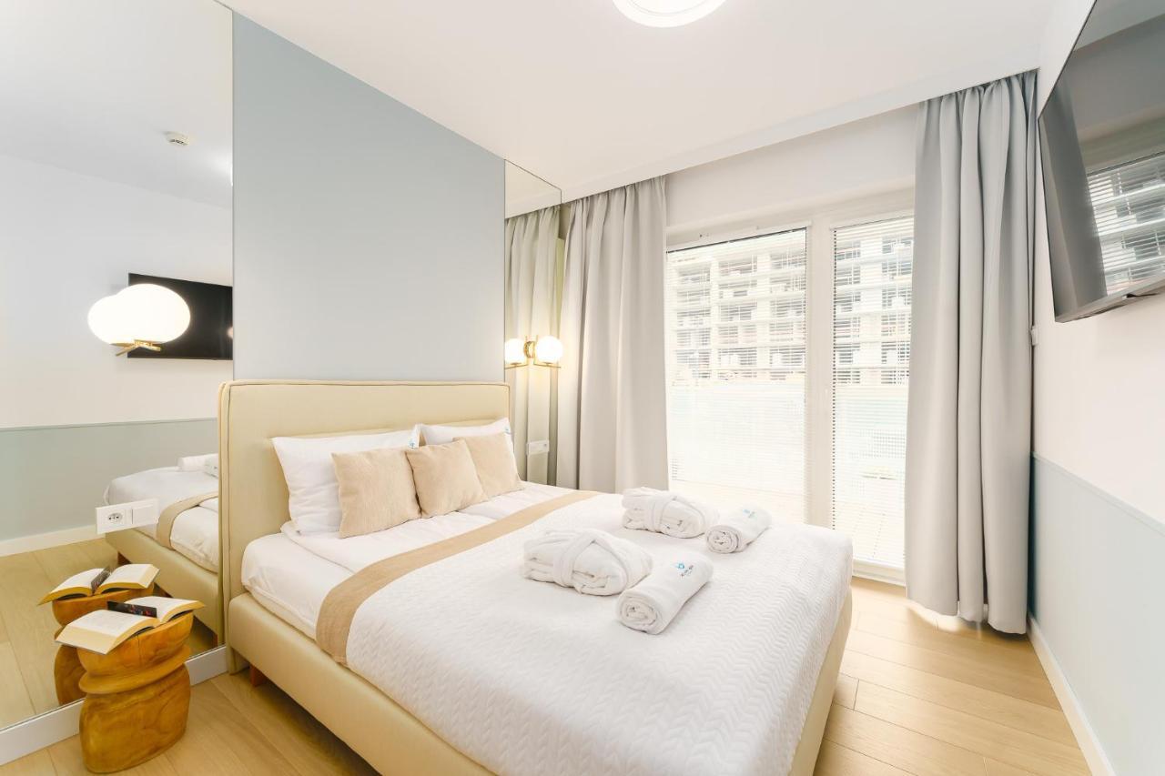 Polanki Aqua Apartamenty Nielimitowany Dostep Do Basenow Parking Free Kołobrzeg Exteriör bild